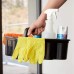 Racdde Deluxe Carry Caddy for Cleaning Products, Spray Bottles, Sports/Water Bottles, and Postmates/Uber Eats Drivers, Black  