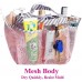 Racdde Portable Mesh Shower Caddy, 8 Basket Tote for Bathroom College Dorm, Large Shower Caddy Bag for Camping Gym 