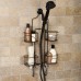 Racdde Expandable Over-The-Shower Caddy, Bronze 