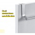 Racdde Stainless Steel Over Door Towel Rack Bar Holders for Universal Fit on Cabinet Cupboard Doors Pack of 2 