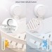 Racdde Corner Shower Caddy Suction Cup NO-Drilling Removable Bathroom Shower Shelf Heavy Duty Max Hold 22lbs Caddy Organizer Waterproof & Oilproof Shower Corner Rack for Bathroom & Kitchen - White 