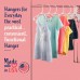 Racdde Children's Hangers, Very Durable, Made in The USA to Last a Lifetime! Designed to Fit for Children and Babies Value Pack of 30 -Hot Pink 