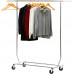 Racdde Supreme Commercial Grade Clothing Garment Rack, Chrome 