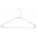 Racdde Plastic Clothes Hangers Ideal for Everyday Use, Clothing Hangers, Standard Hangers, White Hangers (60 Pack) 