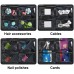 Racdde Jewelry Hanging Non-Woven Organizer Holder 32 Pockets 18 Hook and Loops - Black 