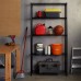 Racdde 5-Shelf Adjustable, Storage Shelving Unit, Steel Organizer Wire Rack, Black 
