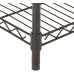 Racdde 4-Shelf Adjustable, Storage Shelving Unit, Steel Organizer Wire Rack, Black 