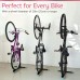 Racdde Bicycle Stand, Portable and Stationary Space-Saving Rack with Adjustable Height, for Indoor Bike Storage 