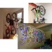 Racdde Bike Rack Garage Wall Mount Bike Hanger Storage System Vertical Bike Hook for Indoor Shed - Easily Hang/Detach - Heavy Duty Holds up to 65 lb with Screws Black 