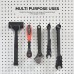 Racdde 8-Inch Pegboard Hooks and Organizer Assortment | 50-Piece Value Pack 