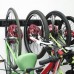 Racdde Bike Rack Garage Storage 5 Bicycles Hooks Wall Mount Bike Hanger Indoor Space Saving (8 Hooks and 3 Rails) 