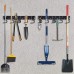 Racdde Garage Tool Organizer Wall Mount, Mop Broom Holder, Wall Holders for Tools, 4 Pack 