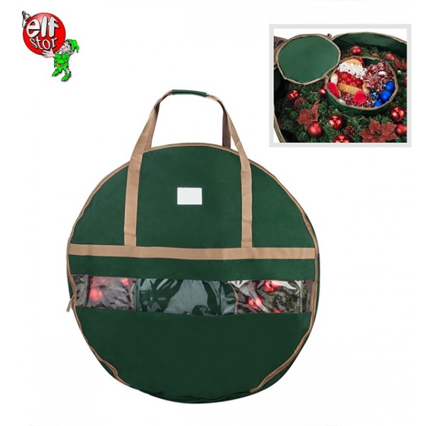 Racdde 83-DT5168 Ultimate Green Holiday Christmas Storage Bag for 48" Inch Wreaths 