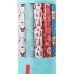 Racdde Wrapping Paper Storage – Gift Wrap Organizer That Fits 40” Rolls with Section for Storing Ribbons & Bows, Gift Tags & Tape – Best for Keeping All Your Gift Wrapping Supplies Organized 