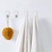 Racdde Adhesive Hooks Wall Hooks Hangers Heavy Duty Waterproof Stainless Steel Sticky Hanger Hook for Kitchen Utensils, Keys, Robe, Coat, Towel, Bags-Bathroom, Home, Kitchen, Office (Pack of 16)