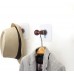Racdde Adhesive Hat hooks Hangers Wall Mounted Hat Rack For Wall Self Adhesive Hooks No Drills Wooden Storage Coat Hanging Hook for Baseball Caps, Coat Towel Hat Key Robe On Door Wardrobe Closet-8 Pack 