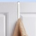 Racdde Over Door Hook White - Soft Rubber Surface Design to Prevent Article Scratches,Single Door Hook for Bathroom,Kitchen,Bedroom,Cubicle,Shower Room Hanging Towel,Clothes,Pants,Shoe Bag,Coat (4pack) 
