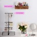 Racdde Jewelry Organizer Metal & Wood Basic Storage Box - 3 Tier Jewelry Stand for Necklaces Bracelet Earrings Ring Carbonized Black 
