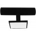 Racdde Black Velvet Hovering T-Bar Bracelet Necklace Jewelry Display Stand for Home Organization 