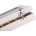 Racdde 24 Section Velvet Glass Jewelry Ring Display Organiser Box Tray Holder Earrings Storage Case (Beige) 