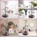 Racdde Jewelry Tree Stand Organizer - Metal Necklace Organizer Display with Adjustable Height for Necklaces Bracelet Earrings and Ring Black 