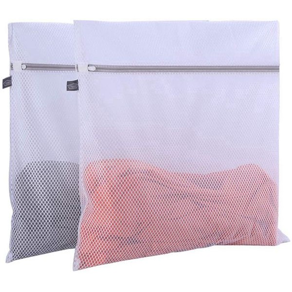 Racdde 2 Pack Mesh Laundry Bag-2 XXL Oversize Delicates Laundry Bag-Extra Large Laundry Wash Bag with New Honeycomb Mesh-Big Clothes,Bed Sheet,Bedcover,Household,Stuffed Toys,Ligerie Net Bags for Laundry 
