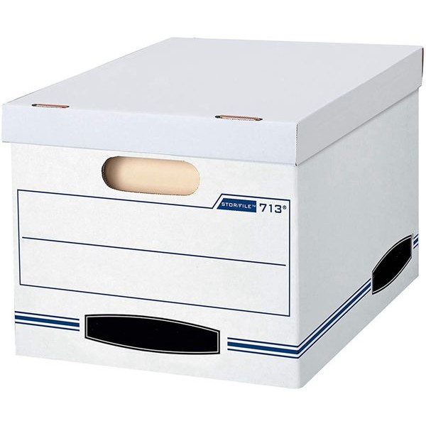 Racdde STOR/File Storage Boxes, Standard Set-Up, Lift-Off Lid, Letter/Legal 