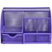 Racdde Mesh Desk Organizer Office with 7 Compartments + Drawer/Desk Tidy Candy/Pen Holder/Multifunctional Organizer Purple Color (EX348-PPL) 