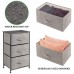 Racdde Vertical Dresser Storage Tower - Sturdy Steel Frame, Wood Top, Easy Pull Textured Fabric Bins - Organizer Unit for Bedroom, Hallway, Entryway, Closets - 3 Drawers - Black/Graphite Gray 