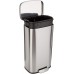 Racdde Rectangle, Stainless Steel, Soft-Close, Step Trash Can, 30L, Satin Nickel 