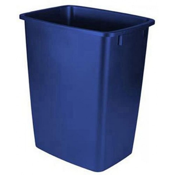 Racdde Waste Basket, 36-Quart, Blue 