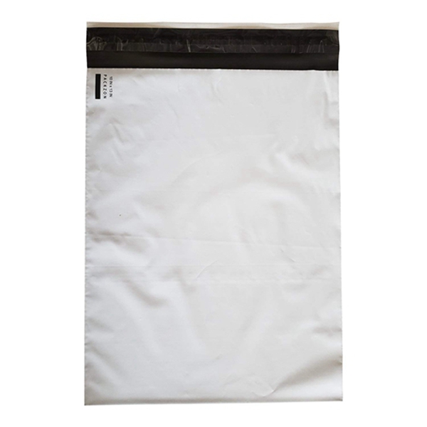 Racdde Poly Mailers Shipping Envelopes Bags Self Sealing White 2 mil (10" x 13", 100) 