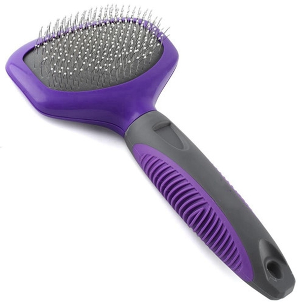 Racdde Pin Brush for Dogs and Cats with Long or Short Hair – Great for Detangling and Removing Loose Undercoat or Shed Fur – Ideal for Everyday Brushing 