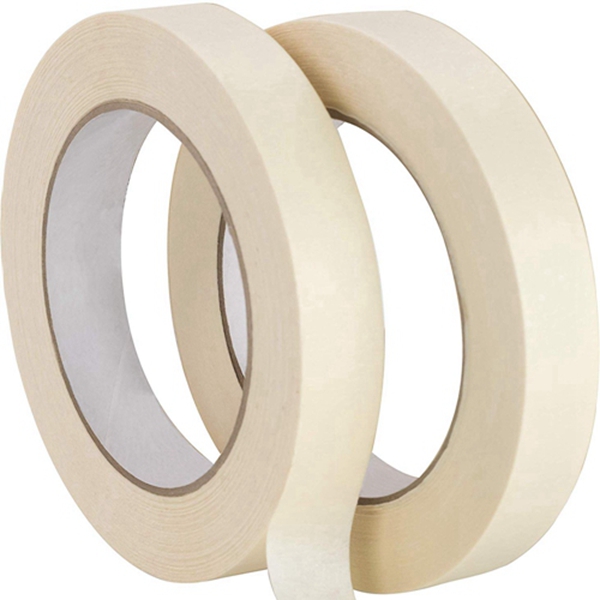 Racdde No-Residue 1 Inch, 60 Yard Masking Tape 2 Pk. Easy-Tear, Pro-Grade Removable Painters Tape Great for Home, Office or Commercial Contractor. Clean, Drip-Free Painting with Wide Crepe Paper Rolls 