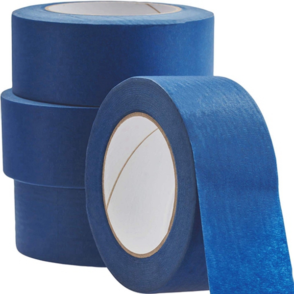 Racdde No-Residue 2 Inch, 60 Yard Blue Painters Tape 4 Pk. Easy-Tear, Pro-Grade Removable Masking Tape Great for Home, Office or Commercial Contractor. Clean, Drip-Free Painting with Wide Crepe Paper Rolls
