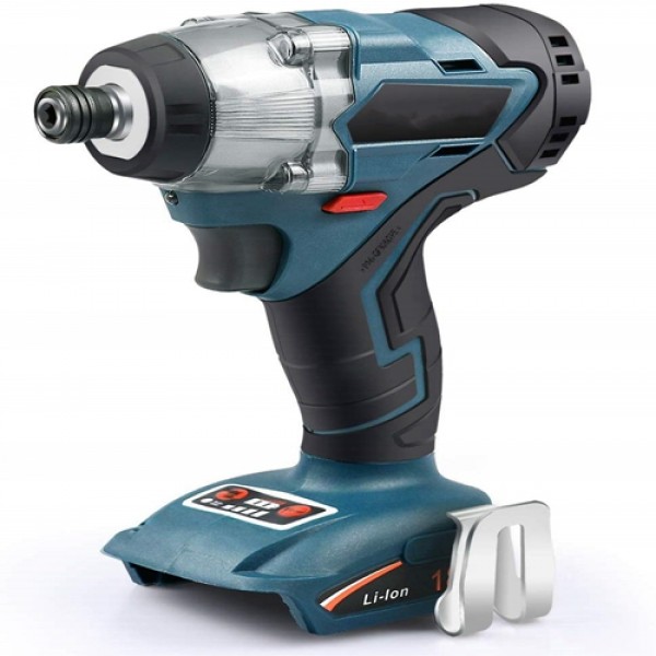 Racdde 18V Cordless Impact Driver ¼" Brushless Motor 4-Speed 2700 RPM Electric Power Tool for Furniture, Work with Enegitech ETB1830B or Makita 18V LXT Battery(Tool Only) 