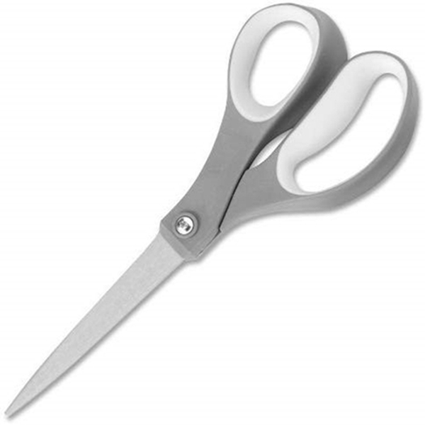 Racdde 01-004761J Softgrip Scissors Straight Stainless Steel, 8 Inch 